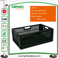 Plastic Foldable Collapsible Vegetable and Fruit Crate